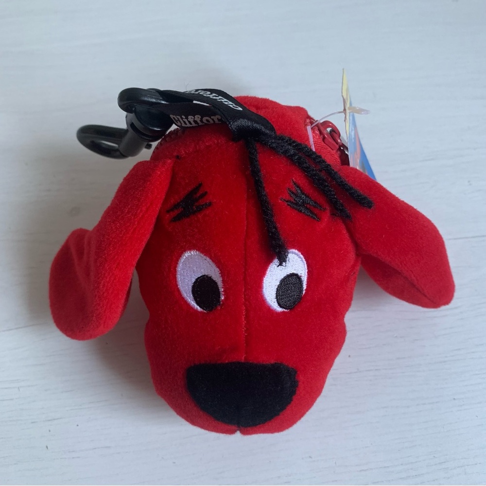 Clifford the Big Red Dog Teacher’s Pets Mini Book Bag Clip Plush 2002 Scholastic